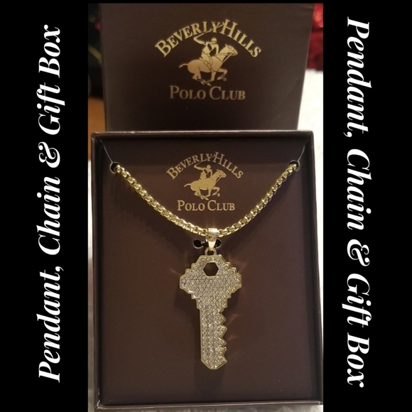 💎Diamond Key 🔑 Pendant w/Chain - Picture 3 of 5